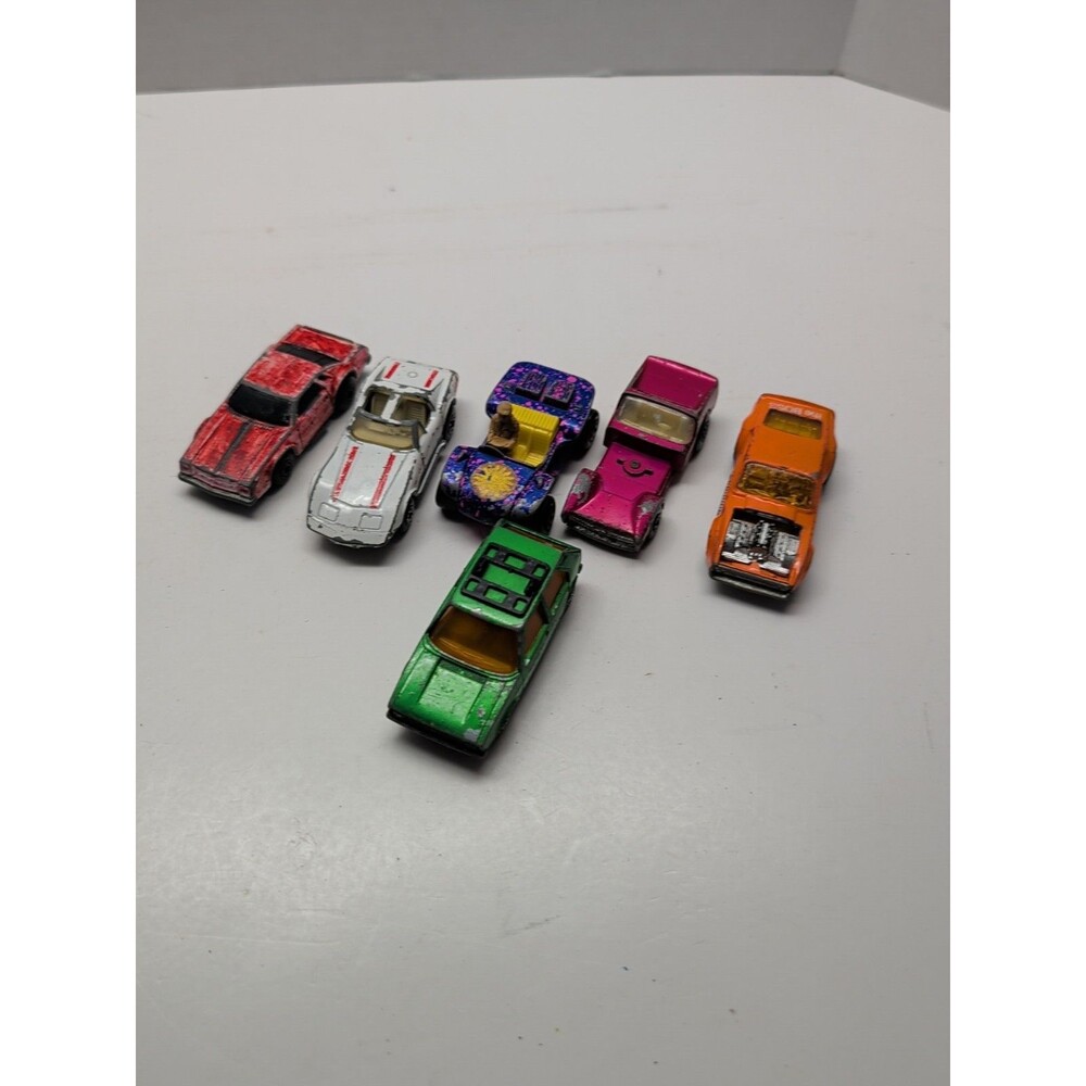 Lot Of 6 Vintage Matchbox Lesney Superfast Diecast Cars 1970s 80s Made N England